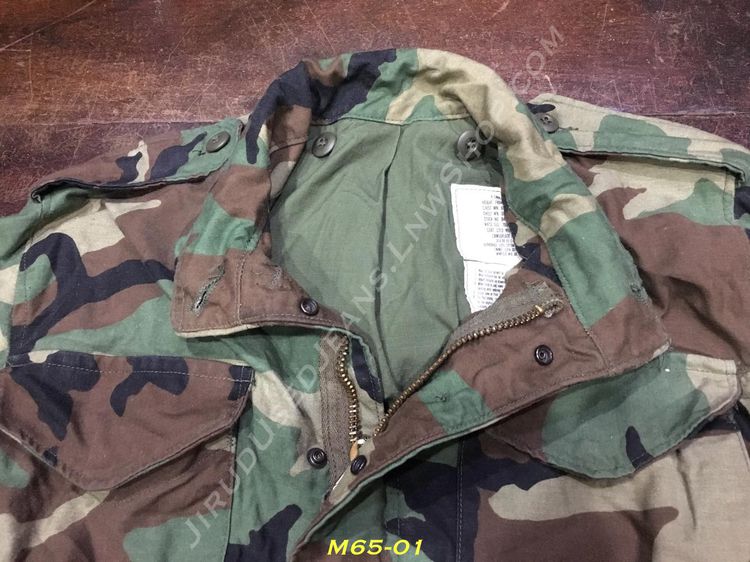 1. เสื้อทหาร M65 Field Jacket ลายพราง ปี 1983 ของแท้ Size X-Small Regular รูปที่ 3