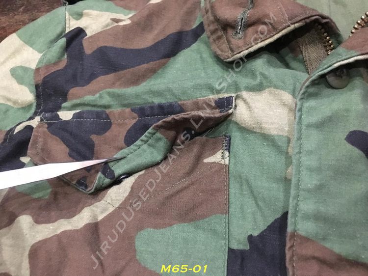 1. เสื้อทหาร M65 Field Jacket ลายพราง ปี 1983 ของแท้ Size X-Small Regular รูปที่ 4
