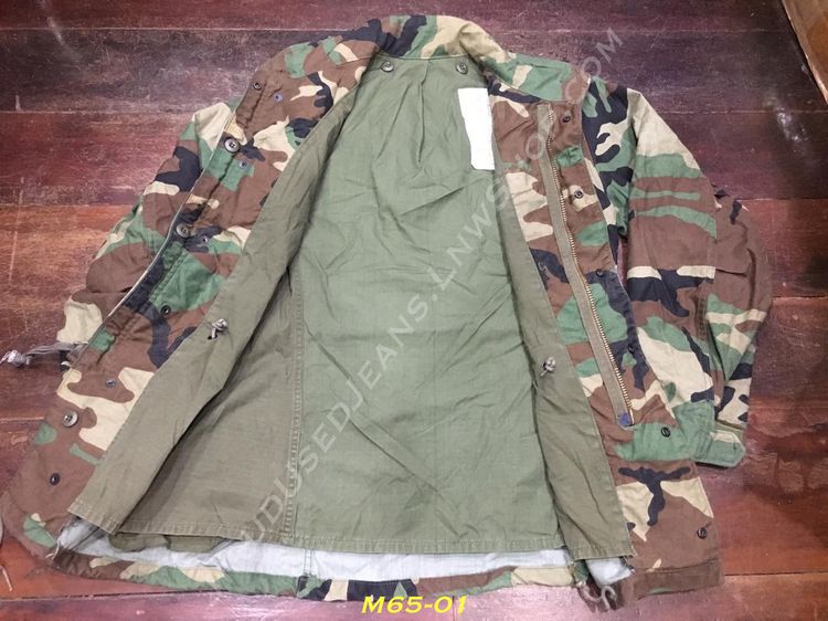 1. เสื้อทหาร M65 Field Jacket ลายพราง ปี 1983 ของแท้ Size X-Small Regular รูปที่ 9