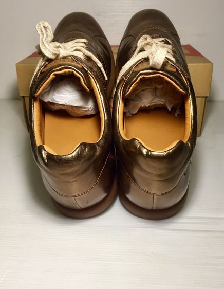 CAMPER shoes 46EU(30.1cm) ของแท้ มือ 2 รุ่น Pelotas Ariel, รองเท้า CAMPER หนังแท้สีทองแดง Rare item พื้นเต็มสุด สวยมาก แต่มีรอยข่วนนิดหน่อย รูปที่ 14