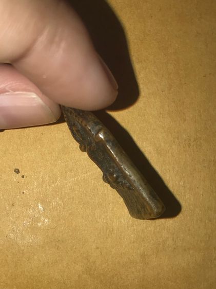 เหรียญหล่อโบราณ หลวงปู่รอด วัดวังน้ำวน สมุทรสาคร ปี 2477 พิมพ์เล็ก หลังจารมือ รุ่นแรก แซยิด เนื้อ หล่อแบบโบราณบล็อคประกบ เนื้อจัดดูง่าย เก่า รูปที่ 4