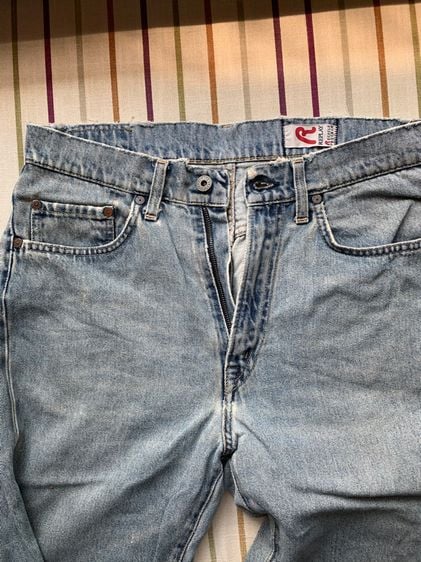 กางเกง Replay 5 pockets faded jeans made in Italy 