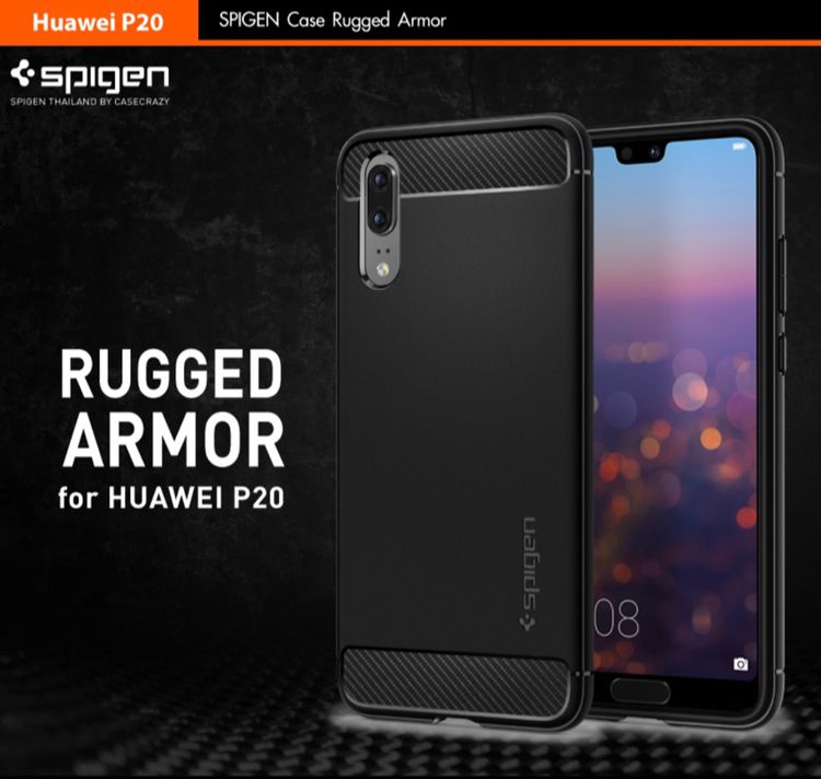 Spigen For Huawei P20 รุ่น Rugged Armor  รูปที่ 5