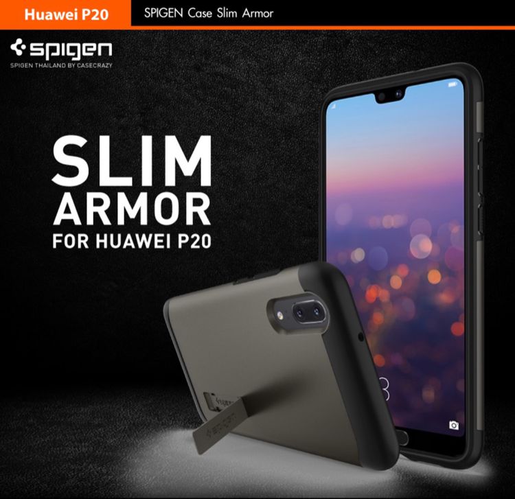Spigen For Huawei P20 รุ่น Rugged Armor  รูปที่ 7