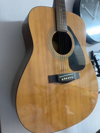 กีตาร์โปร่ง Yamaha ยามาฮ่าของแท้ ไม้ล็อตเก่า เสียงดี แถม กระเป๋าหนัง รูปที่ 8