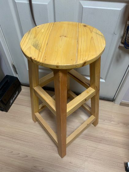 เก้าอี้ไม้ยกสูง เก้าอี้บาร์ รูปที่ 6