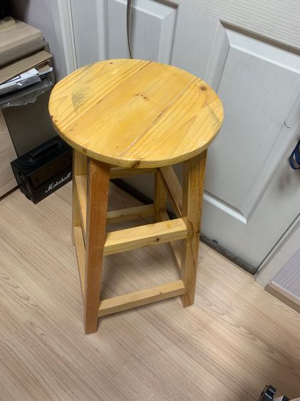 เก้าอี้ไม้ยกสูง เก้าอี้บาร์ รูปที่ 7