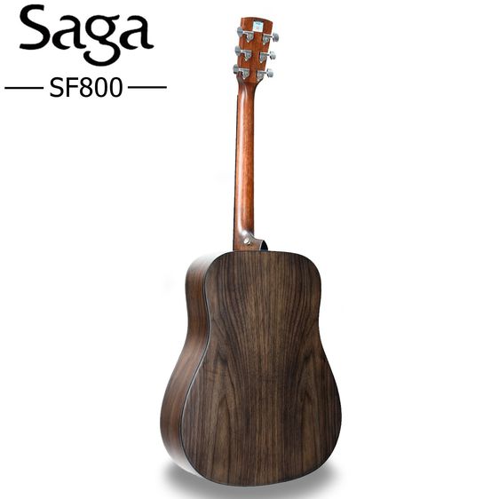 ของใหม่มือหนึ่ง กีต้าร์โปร่งท็อปโซลิด Saga รุ่น SF800 ราคา 6,000 บาท รูปที่ 8