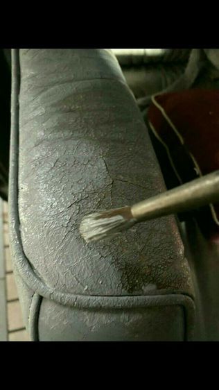 ซ่อมเสื้อหนัง เบาะหนัง โซฟาถลอก สีย้อมหนัง รูปที่ 5