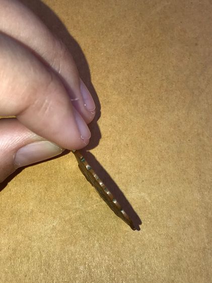 เหรียญเต่าหลวงปู่เลี้ยง รุ่นแรก เนื้อทองแดง ปี 2510 วัดพานิชธรรมิการาม ต.หนองเต่า อ.บ้านหมี่ จ.ลพบุรี ด้านหลัง ยันต์บล๊อกนิยมยันต์อุชน เส้นแ รูปที่ 4