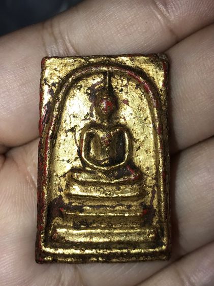 พระสมเด็จวัดระฆัง พิมพ์ใหญ่เกศทะลุซุ้ม สร้างวาระพิเศษ ปี2396-2411 หลังตราพระราชลัญจกร รัชกาลที่4 องค์พระปิดทองรองชาดเก่าจัด เนื้อผง หายากสุด รูปที่ 7