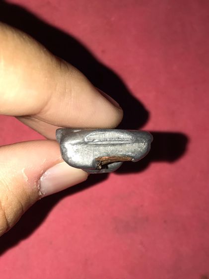 สังกัจจายน์ ดอนอะราง หลังจารมือ ฝังตะกรุด 1 ดอก  ปี 2525 พระสังกัจจายน์ครึ่งซีก ที่หลวงปู่หมุนท่านสร้างพร้อมกับพระพิมพ์หลวงพ่อเงินครึ่งซีก ส รูปที่ 5