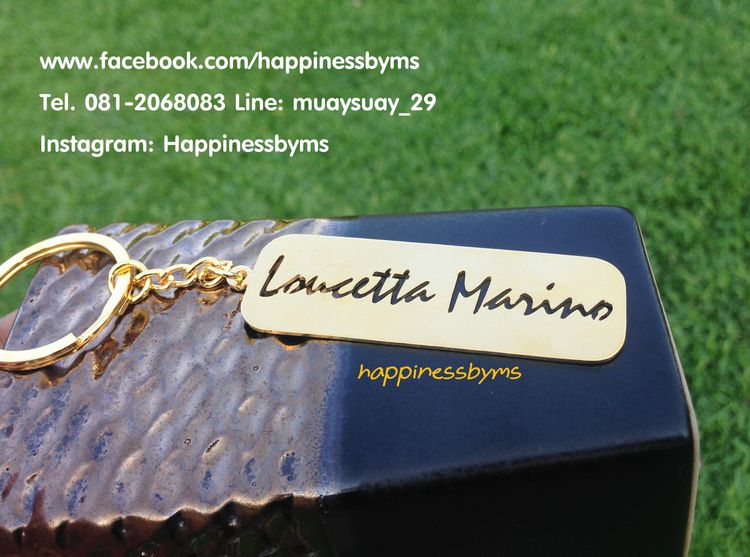 รับผลิต พวงกุญแจสลักชื่อ พวงกุญแจตัวอักษร พวงกุญแจชื่อ keyring namekeyring keychain ไอเดียของขวัญวันเกิด ของขวัญวาเลนไทน์ ของขวัญให้แฟน gift รูปที่ 8