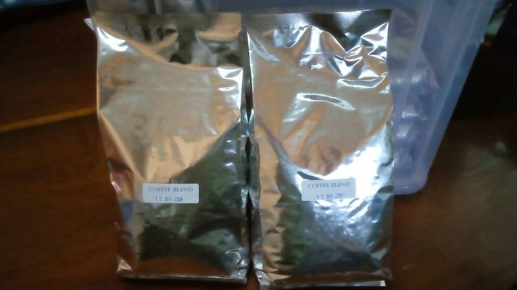 ส่งจากไทย มีโรงคั่ว COFFEE Blend อราบิก้า กับ โรบัสต้า 50-50 คั่วกลาง กาแฟสด เมล็ดกาแฟสำหรับเครื่องชง พร้อมส่ง ค๊อฟฟี่ เบลนด์ กาแฟ เบลนด์ รูปที่ 2