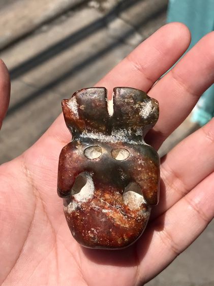 ลิงหยก เนื้อ 3 สี สีเขียว แดงเข้ม เหลือง เนื้อหยกแท้ สูง 6 ซม กว้าง 3 ซม มีน้ำหนักประมาณ 10 บาท หยกสีแดงเขียวอมเหลือง แกะสลัก.ฝีมือแกะคลาสสิ รูปที่ 8