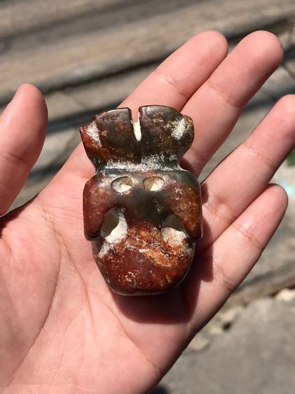 ลิงหยก เนื้อ 3 สี สีเขียว แดงเข้ม เหลือง เนื้อหยกแท้ สูง 6 ซม กว้าง 3 ซม มีน้ำหนักประมาณ 10 บาท หยกสีแดงเขียวอมเหลือง แกะสลัก.ฝีมือแกะคลาสสิ รูปที่ 9