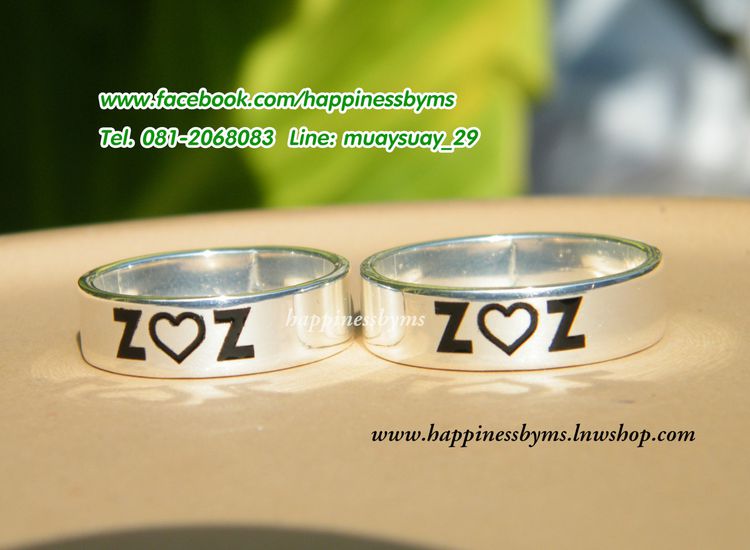 รับผลิต แหวน แหวนตัวอักษร แหวนสลักชื่อ แหวนชื่อ ringname แหวนภาษาจีน แหวนเงิน แหวนสลักตัวอักษร ไอเดียของขวัญ ของขวัญให้แฟน ของขวัญวันเกิด รูปที่ 11