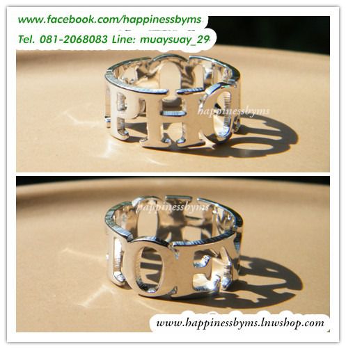 แหวนฮกลกซิ่ว รับผลิต แหวน แหวนตัวอักษร แหวนสลักชื่อ แหวนชื่อ ringname แหวนเงิน แหวนทอง ไอเดียของขวัญ ของขวัญให้แฟน ของขวัญวันเกิด วาเลนไทน์ รูปที่ 9