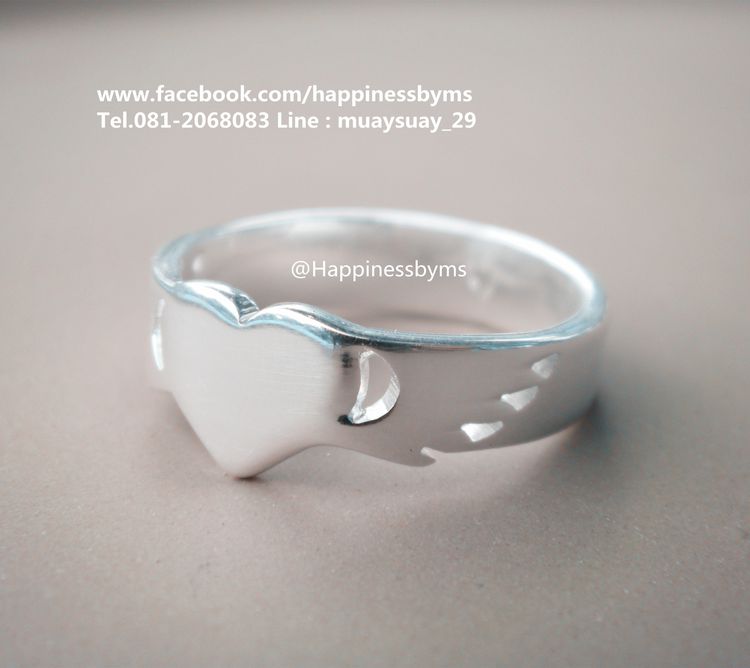 แหวนฮกลกซิ่ว รับผลิต แหวน แหวนตัวอักษร แหวนสลักชื่อ แหวนชื่อ ringname แหวนเงิน แหวนทอง ไอเดียของขวัญ ของขวัญให้แฟน ของขวัญวันเกิด วาเลนไทน์ รูปที่ 7