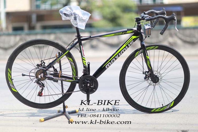 จักรยานเสือหมอบ MAXIMUS รุ่น FORZA-R รุ่นใหม่ล่าสุด เฟรมอลูมิเนียม ชุดเกียร์ 21สปีด ระบบดิสเบรคหน้าหลัง รูปที่ 1
