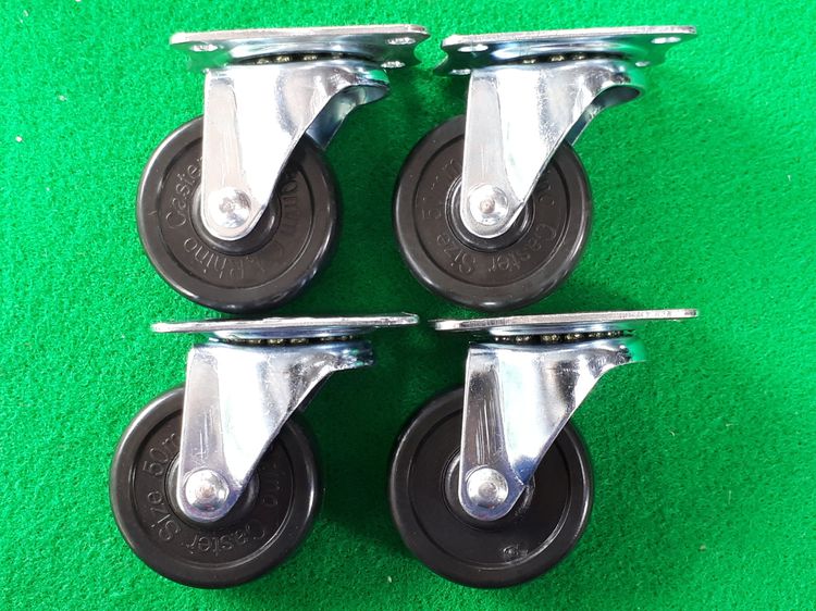 (37) ลูกล้อยาง 2 นิ้ว SKK แป้นหมุน 1 ชุด รูปที่ 2