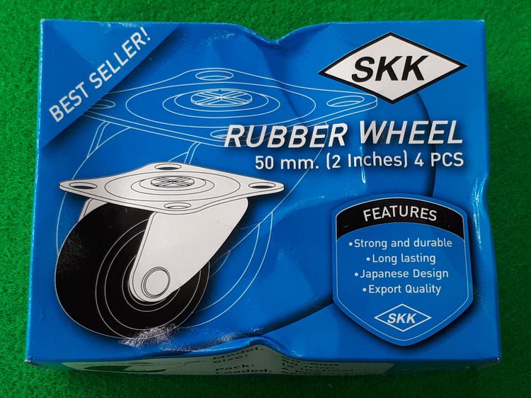 (37) ลูกล้อยาง 2 นิ้ว SKK แป้นหมุน 1 ชุด รูปที่ 4