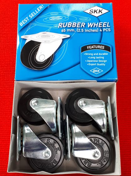 (38) ลูกล้อยาง 2.5 นิ้ว SKK แป้นหมุน 1 ชุด รูปที่ 3