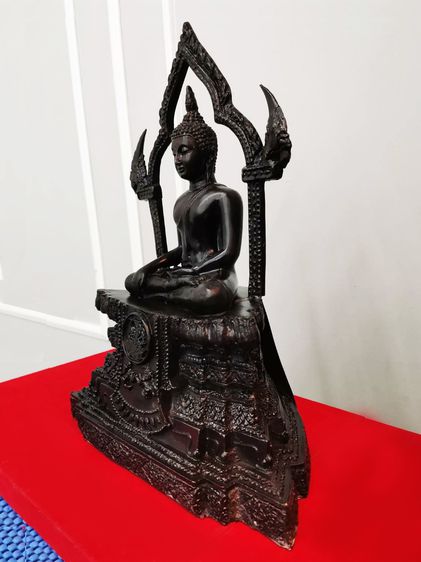 พระบูชาพิมพ์พระประธาน  หน้าตัก 4.5 นิ้ว ออกวัดซับลำไย หลวงปู่หมุนปลุกเสก รูปที่ 4