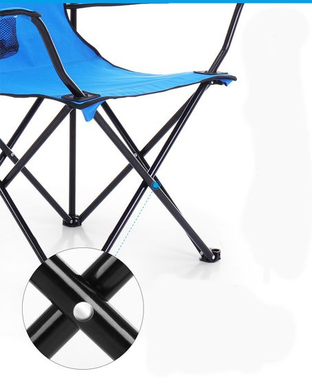 ส่งฟรี ++ เก้าอี้พับ เก้าอี้ปิคนิค แถมฟรีกระเป๋าหิ้วพกพา เก้าอี้สนามพับ เก้าอี้ตั้งแคมป์ เก้าอี้ชายหาด Camping Chair Beach chair รูปที่ 4
