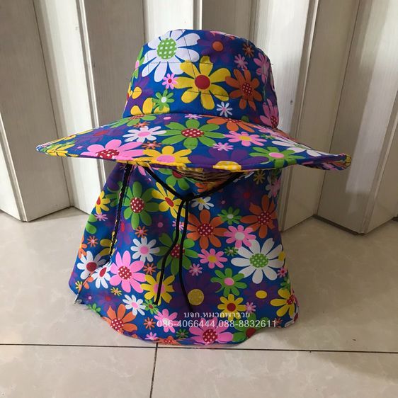 หมวกคลุมหน้าแม่ค้า รูปที่ 2