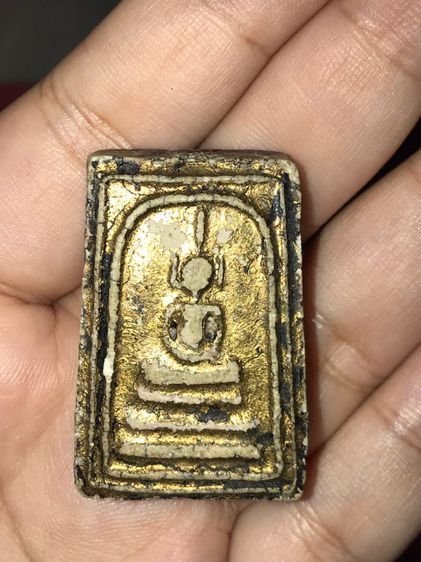 พระสมเด็จ2หน้า กริ่ง วัดบางเคียนวิเชียรฉาย บางปะอิน อยุธยา ปี 2450 เนื้อผงพุทธคุณ ลงรักปิดทอง ทั้งสองหน้า กริ่งดัง รูปทรงสวยงาม สภาพสวยสมบูร รูปที่ 8