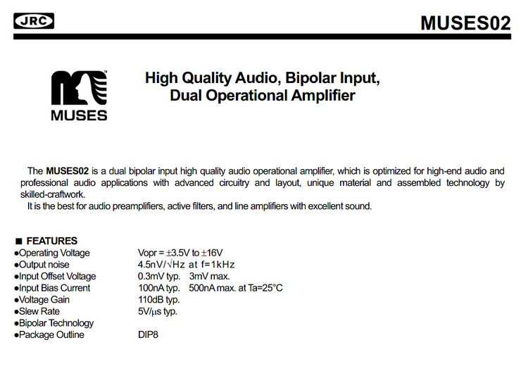 เครื่องขยายเสียงแอมป์ ออป-แอมป์  Muses 02 Dual  Op Amp อัพเกรดเครื่องเสียง รูปที่ 6