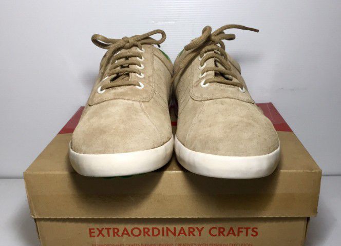 CAMPER Shoes 46EU(30.1cm) ของแท้ ใหม่มือ 1 รุ่น Pelotas Perlan, รองเท้า CAMPER ของใหม่ หนังกลับสีครีม Genuine, New and Original รูปที่ 2
