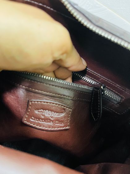 กระเป๋าหนังจรเข้ Crocodile Skin สวยใหม่ไม่ผ่านการใช้งาน คอสบอดี้สายปรับได้  รูปที่ 13