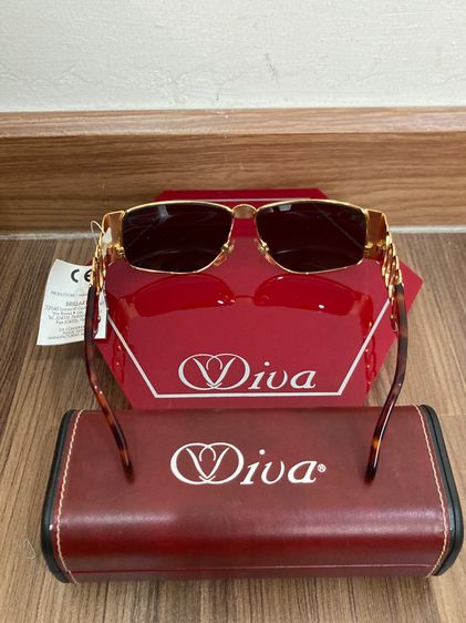 แว่นตากันแดดโบราณทรงมันๆมาสภาพเก่าเก็บ new old stock vintage sunglasses viva 4010 made in italy 1980’s รูปที่ 4