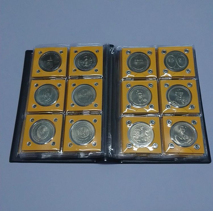 เหรียญ 20 บาทนิเกิล ครบชุด 72 วาระ(เหรียญใม่ผ่านใช้งาน unc) บรรจุเม้าท์ เจาะตาไก่ ใส่เล่มสะสม รูปที่ 7