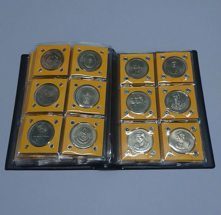 เหรียญ 20 บาทนิเกิล ครบชุด 72 วาระ(เหรียญใม่ผ่านใช้งาน unc) บรรจุเม้าท์ เจาะตาไก่ ใส่เล่มสะสม รูปที่ 11