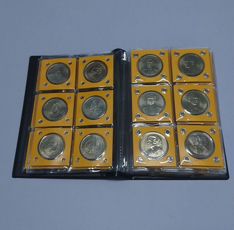 เหรียญ 20 บาทนิเกิล ครบชุด 72 วาระ(เหรียญใม่ผ่านใช้งาน unc) บรรจุเม้าท์ เจาะตาไก่ ใส่เล่มสะสม รูปที่ 2