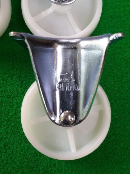 (59) ลูกล้อไนล่อนซิก 2.5 นิ้ว Rhino ขาตาย 1 ชุด มี 4 ลูก รูปที่ 4