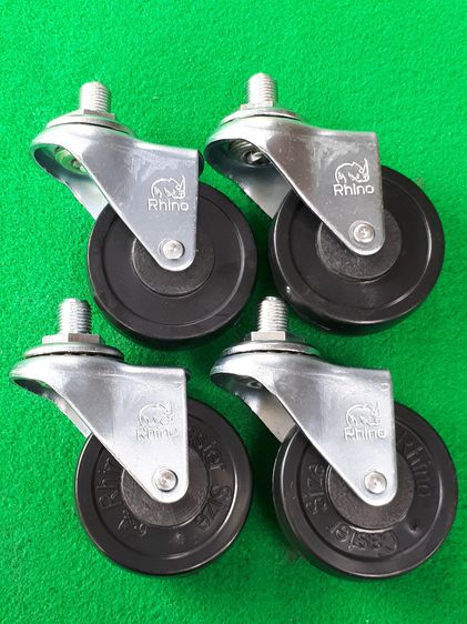 (61) ลูกล้อยาง 2.5 นิ้ว Rhino เเกนเกลียว 1 ชุด รูปที่ 4