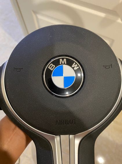 bmw พวงมาลัย M power ด้าย3สี แท้ติดรถ รูปที่ 6