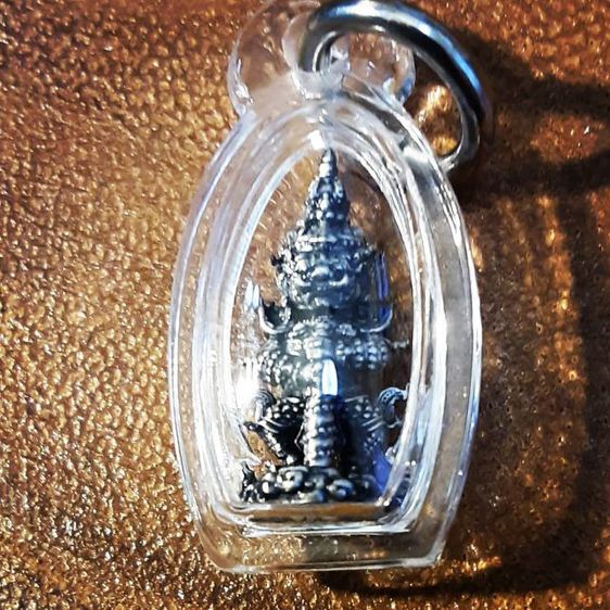 ท้าวเวสสุวรรณ เนื้อเงินรมดำ จิ๋ว ครูบาอริยชาติ วัดแสงแก้วโพธิญาณ รูปที่ 5