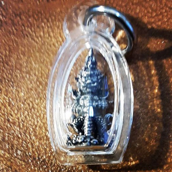 ท้าวเวสสุวรรณ เนื้อเงินรมดำ จิ๋ว ครูบาอริยชาติ วัดแสงแก้วโพธิญาณ รูปที่ 7