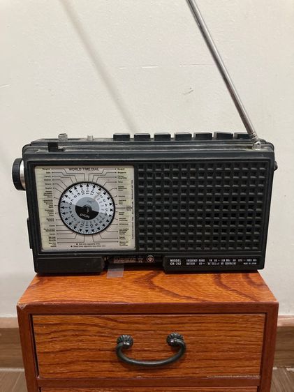 ขายวิทยุเทปโบราณปี 1970 มีนาฬิกาไขลานปลุกเป็นวิทยุได้หายาก fair mate fm am 2band clock radio cassatte recorder  รูปที่ 3