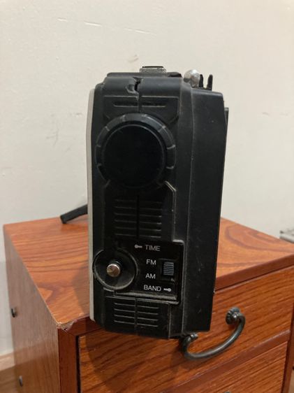 ขายวิทยุเทปโบราณปี 1970 มีนาฬิกาไขลานปลุกเป็นวิทยุได้หายาก fair mate fm am 2band clock radio cassatte recorder  รูปที่ 6