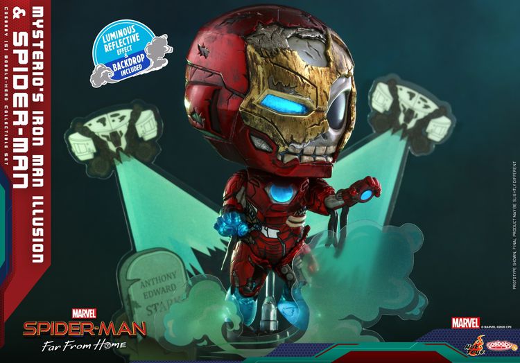 COSB768 Cosbaby Iron Man illusion and Spider-Man Collectible Set  รูปที่ 3
