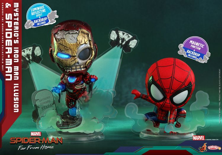 COSB768 Cosbaby Iron Man illusion and Spider-Man Collectible Set  รูปที่ 1