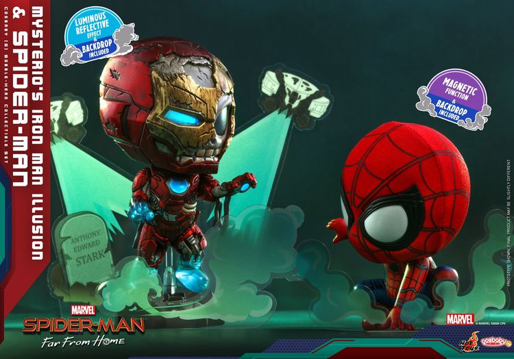 COSB768 Cosbaby Iron Man illusion and Spider-Man Collectible Set  รูปที่ 4