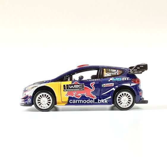 โมเดลรถเหล็ก M-Sports Ford Fiesta WRC ปี 2017 Red Bull แบรนด์ Bburago ขนาด 1 ต่อ 32 โมเดลรถรถแข่ง แรลลี่ Racing Rally Diecast CarModelBKK รูปที่ 2