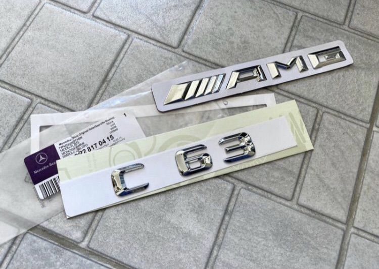 ชุดแต่ง สปอยเลอร์หลัง C Class Spoiler และ logo ตัวอักษร C Coupe W204 AMG C63 carbon Kevlar และ ดำเงา รูปที่ 16